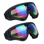 Vicloon Unisex Snow Goggles Windproof 100% UV Protection, Cycling Motorcycle Snowmobile Ski Goggles, Outdoor Sports Ski Glasses…