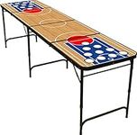 8' Folding Beer Pong Table with Bot