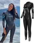 SUMARPO Triathlon Wetsuit Men & Women 3/2mm, ECO-Based Yamamoto Smoothskin Neoprene Skinsuits for Open Water Swimming, Fina & Ironman & USAT Approved