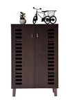 DeckUp Awana Engineered Wood Shoe Rack Dark Wenge ,2 Doors