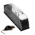 HASTHIP® Rat Trap Cage for House Garden Patio with handle, 25cm Humane Mouse Trap Cage, Reusable Enlarged Smart Rat Catcher and Rodent Trap for Mice, Pets, Rodents