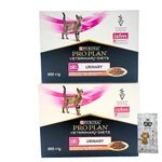 AETN Creations Pro Plan Urinary Wet Cat Food Mixed Pack Chicken/Salmon 2x10x85g with AETN Chicken Breast Cat Treat for Cats that Suffer from Urinary Tract Disease