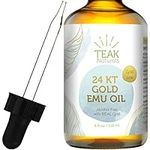 Teak Naturals 24K GOLD Emu Oil, 24 