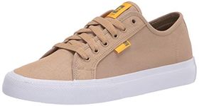 DC Men's Manual Skate Shoe, Tan 1, 8