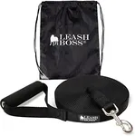 Leashboss Extra Long Dog Leash - Long Lead Leash for Dog Training - Recall Leash for Dogs Outside 30 Foot