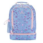 Bentgo Kids Prints 2-in-1 Backpack & Insulated Lunch Bag (Lavender Galaxy)