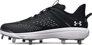 Under Armour Men's Yard Low Mt Baseball Cleat Shoe, Black1, 10