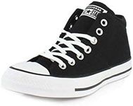 Converse Women's Chuck Taylor All Star Madison Mid Top Sneaker Black/White, 6.5 M US