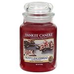 Yankee Candle Scented Candle | Frosty Gingerbread Large Jar Candle | Long Burning Candles: up to 150 Hours | Perfect Christmas Gifts for Women