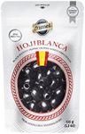 Dumet Spanish Hojiblanca Gourmet Black pitted Olives 150g