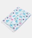 Suam Aruba Cotton Towel (Blue) - Quick Dry | Lightweight & Fade Resistant | Ideal for Hot Yoga, Beach, Spa, Travel | Machine Washable | Daily Use | Standard Size