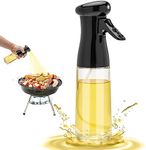 FEXME Oil Sprayer Bottle for Cooking Oil Dispenser Olive Oil Sprayer Mister Olive Oil Spray Bottle Oil Sprayer For Air Fryer Premium Glass Oil Bottle with Oil Sprayer Oil Pots For Kitchen | 210 ML