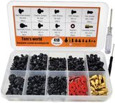 Tom's world 418Pieces Computer Screws Assortment Set Standoffs Screws for Motherboard, HDD,SSD,Cooling Fan,ATX Case,Chassis,Laptop Case Repair