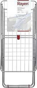 Rayen | Tendedero con alas | Superficie de tendido de 19 m | Sistema de bloqueo de alas | Tendedero plegable y antideslizante|Para interior y exterior|182 x 55 x 102 cm Color Acero|19 metros