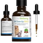 Pet Wellbeing BM Tone-Up Gold for Cats - Vet-Formulated - Diarrhea & Loose or Runny Stools - Natural Herbal Supplement 2 oz (59 ml)