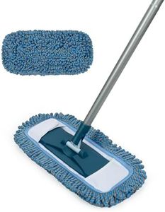 MAVRIZ Microfiber Mops for Floor Cleaning Wet and Dry Mop with 58" Long Handle, Washable Mop Pad 360° Rotating Flat Mop for Hardwood, Laminate, Tile Floor
