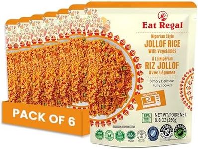 Eat Regal Jollof Rice with Vegetables, 8.8 Ounce, Pack of 6