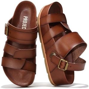 Project Cloud Platform Sandals Women – Strappy Wedges with Comfortable Plush & Soft Insole – Lightweight & Non Slip Platform Sandals for Women 2026 (Proud,CLAY,7)