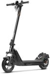 NIU KQi2 Electric Scooter for Adults - 600W Max Power, 40KM Range, Max Speed 28KM/H, Double Braking System, Wide Deck, 9.5'' Tubeless Fat Tires, Portable Folding E-Scooter, UL Certified-Grey