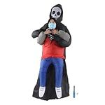 Scary Ghost Inflatable Costume Adul