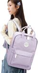 SEAFEW School Backpack Women, Lightweight College Backpack School Bag for Girls Secondary School Casual Daypacks Travel Laptop Rucksack for Women Bookbag Backpack for School Girls Teen Purple