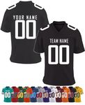Custom Football Jerseys for Men Print Personalized Jersey Customized Sport Shirts Add Team Name Number Women/Youth, Color-38, Large