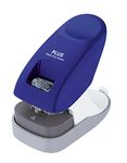 PLUS Japan, Staple-Free Stapler Desktop Model Blue, 10 sheet capacity, 1 piece pack (1 x 1 Stapler)