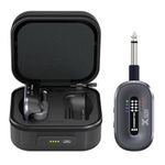 Xvive AC58 Wireless Guitar System 5.8GHz, A58 Guitar Wireless System with Charging Case for Active or Passive Pickup Electric/Acoustic Bass Guitar