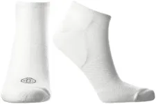 Doctor's Choice Plantar Fasciitis Compression Socks, Arch Support For Men & Women, 10-20 mmHg Compression (White, Medium)