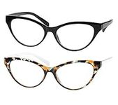 SOOLALA Modern Cat Eye Clear Lens E