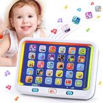 Spanish & English Learning Tablet for Toddlers 1-3, Kids Bilingual Interactive A
