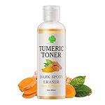 Turmeric and Vitamin C Face Toner, Dark Spot Corrector Face Toner, Skin Brightening Face Moisturizer, Moisturizing Toner for Face, Soothing Facial Toner for Spots, Fine Lines, Hydrating Face Toner Suitable for All Skin Types - 3.4oz / 100ml