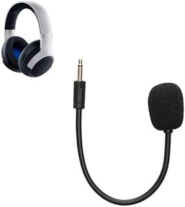 kwmobile Micrófono Compatible con Razer Kaira Pro - Microfono Repuesto para Auriculares Gaming - Negro