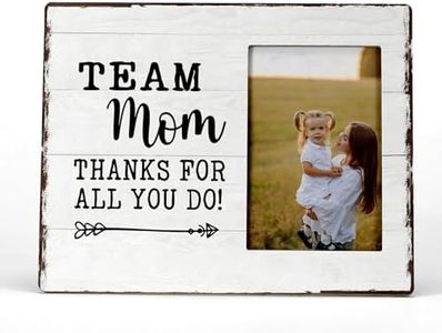 FONDCANYON Team Mom Picture Frame, Coach Picture Frames, Coach Gifts, Team Mom Gifts, Baseball Picture Frame, Best Coach Gifts, Team Mom Thanks For All You Do Coach Photo Frame 4x6