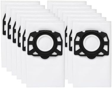BIHARNT KFI 357 Vacuum Cleaner Bags for Kärcher WD2 Plus/WD3/KWD1/KWD2/KWD3/WD3.200 - WD3.800 M/SE4001/SE4002 Wet/Dry Vacuum Cleaner, 2.863-314.0 Pack of 12