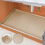 SIKADEER Under Sink Mat for Bathroo