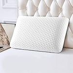 Bedbric Cervical Memory Foam Pillow for Side, Stomach and Back Sleepers - Cooling Gel Infused Orthopedic Relaxing Bed Pillow for Neck Pain