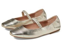 Cole Haan Women's Yvette Maryjane Ballet Flat, Soft Gold Leather, 7.5
