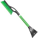 SEAAES Ice Scraper 2-in-1 Snow Brush 69cm Detachable Ice Scraper with Foam Grip Snow Ice Removal for Car Windscreen Truck SUV Vehicle Window