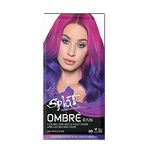 Splat Original Complete Kit Blue - Purple Hair Color Vegan - Cruelty Free, Ombre Rain, 1 Count