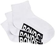 Bonds Kids Logo Quarter Crew Socks 