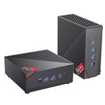 ACEMAGICIAN AM06PRO Mini PC, AMD Ryzen 7 5700U (8C/16T, up to 4.3 GHz), Mini Desktop Computers 16GB RAM DDR4 512GB M.2 2280 NVMe SSD, Dual Ethernet/WiFi 6/for Office, Mini Computer