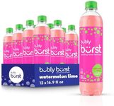 bubly burst, Watermelon Lime, 16.9 FL Oz Bottles (Pack of 12)