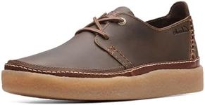 Clarks Men's Oakpark Lace Oxford, Beeswax Leather, 10.5 US