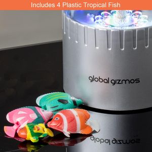 Global Gizmos Bubble Lamp – Colorful LED Mood Light