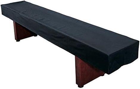 Hathaway Shuffleboard Table Cover, Black, 12-Feet