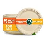 ECO SOUL 100% Compostable 10 Inch P