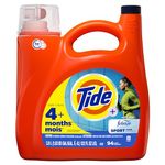 Tide Plus Febreze Sport Odor Defense HE Turbo Clean Liquid Laundry Detergent, 3.9 L, 94 loads