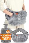 Wearable Hot Water Bottle Belt - Period Pain Relief Adults Wrap Around Hot Water Bottle Period Belt Back Pain Relief Shoulder Body with Cover UK Adult
