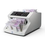 Safescan 2250 Money Counting Machine - Counts Sorted Banknotes - Cash Counting Machine with 3-Point Counterfeit Money Detector - Money Counter Machine - Suitable for the New King Charles Notes